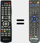 Replacement remote control for i-Cube 2000