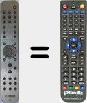 Replacement remote control for RAS5 (WV500100)