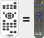 Replacement remote control for ZV22220 (ZV222200)