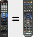 Replacement remote control for MI-AKB73275605