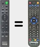 Replacement remote control for RMT-AH301U (149327411)