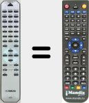 Replacement remote control for CDC9 (WR960600)