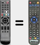 Replacement remote control for AT2100E