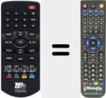 Replacement remote control for EasyHomeTDTNanoUSB
