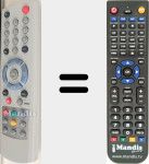 Ersatzfernbedienung für CCR 582