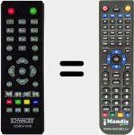 Replacement remote control for DSR575HD