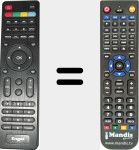 Ersatzfernbedienung für RT0101HD