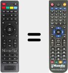 Ersatzfernbedienung für HD500