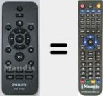 Ersatzfernbedienung f&uuml;r RC5610 (996510059626)