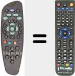 Replacement remote control for RC1630 00