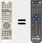 Replacement remote control for RC-882