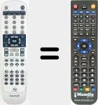 Replacement remote control for REMCON1080