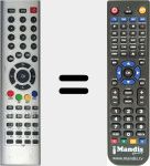 Replacement remote control for Changhong003