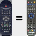 Replacement remote control for RD3920