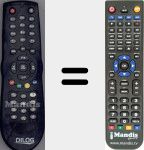 Replacement remote control for DT 355