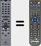 Replacement remote control for Canal Digital