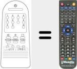 Replacement remote control for IR3500