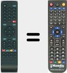 Replacement remote control for SHDFSAT12