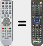 Replacement remote control for SSR1080A1