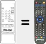 Replacement remote control for P147R