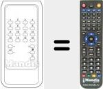 Replacement remote control for 32 SERIES