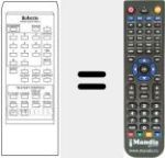 Replacement remote control for 6142-05204