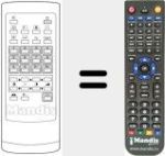 Replacement remote control for 9050