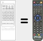 Replacement remote control for RC 521