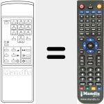 Replacement remote control for RC 322