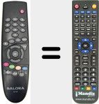 Replacement remote control for RCS 300