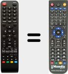 Replacement remote control for SLE 1958