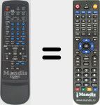 Replacement remote control for SRC745