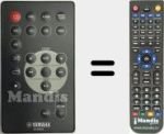 Replacement remote control for WV83290 (WV832900)