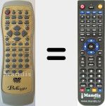 Replacement remote control for BEL001