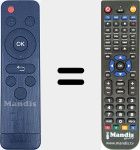 Replacement remote control for REMCON1913