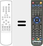 Replacement remote control for REMCON1176