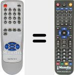 Replacement remote control for TELE PILOT 741C (759550590700)