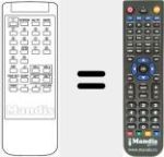 Replacement remote control for RCF05