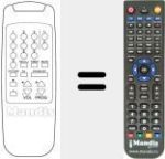 Replacement remote control for REMCON1163