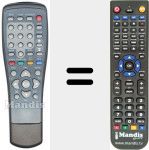 Replacement remote control for REMCON120