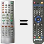 Replacement remote control for REMCON1029
