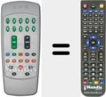 Replacement remote control for H2