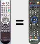 Replacement remote control for EN21636A