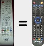 Replacement remote control for RC05W