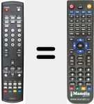 Replacement remote control for RC00115P