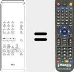 Replacement remote control for RC4