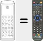 Replacement remote control for RC45