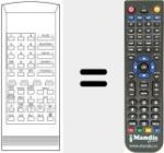 Replacement remote control for RC70