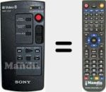 Replacement remote control for RMT-502 (146539591)