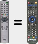 Replacement remote control for RM 944 (147865413)
